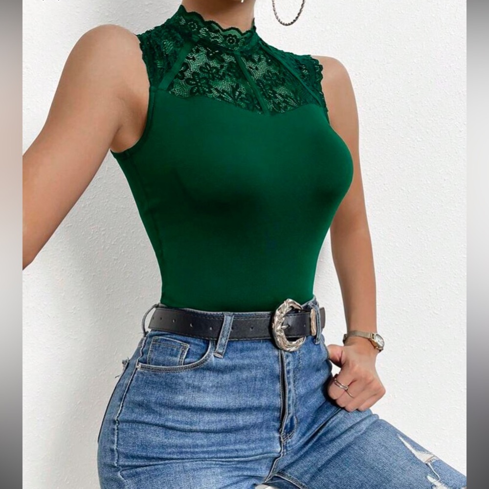 Boho lace detail top - Picture 2 of 5